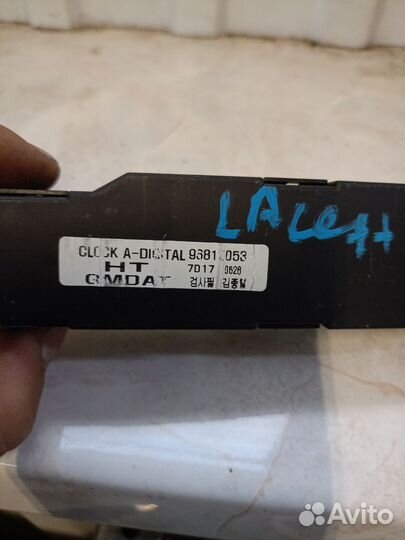 Chevrolet lacetti часы