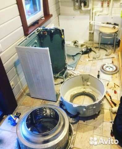 Ремонт стиральных машин и водонагреватель. На дому