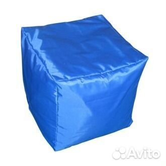 Пуф (45*45) оксфорд (голубой,синий)