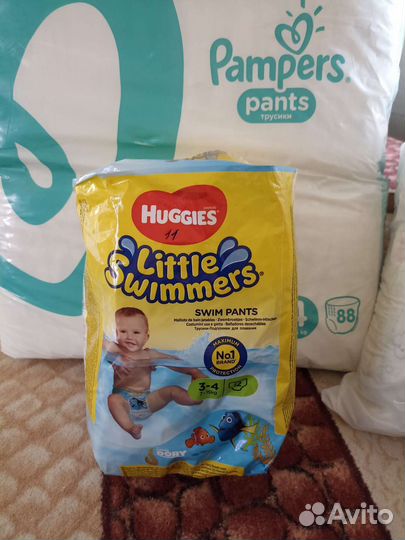 Pampers pants 4(9-16) кг 113 штук