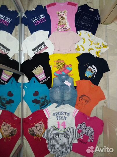 Вещи пакетом для девочки(4—16лет)