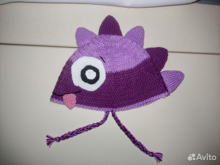 Шапка детская дракон