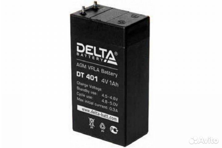 Аккумуляторная батарея Delta DT 401 (4V / 1Ah)