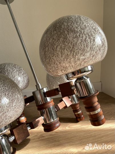 Люстра винтаж «Грибы» Югославия 80е