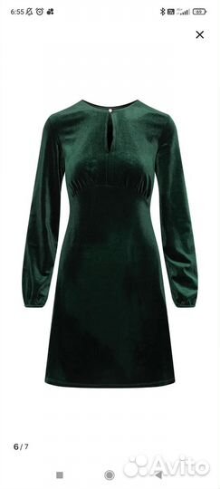Бархатное платье