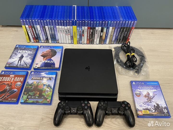 Sony PS4 Slim 2дж 550игр