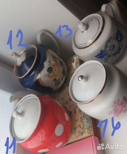 Детали советских сервизов СССР