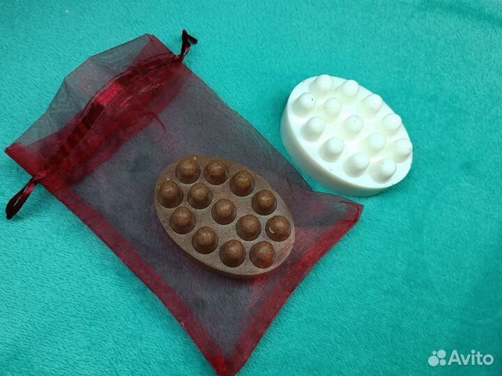 Мыло ручной работы массажное