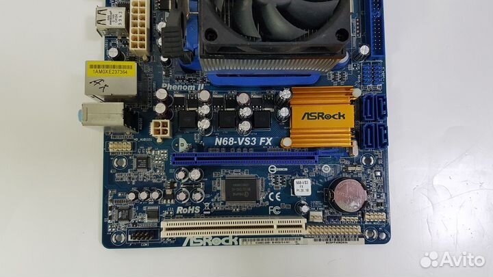 Комплект ASRock N68-VS3 FX +CPU AMD Athlon II 250