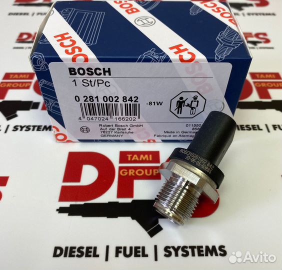 Датчик давления топлива в рампе 0281002842