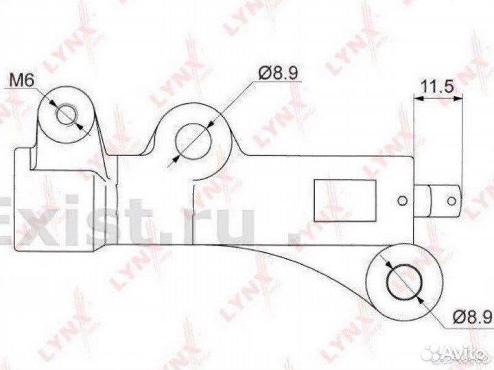 Натяжитель гидравлический / грм lynxauto PT-1015
