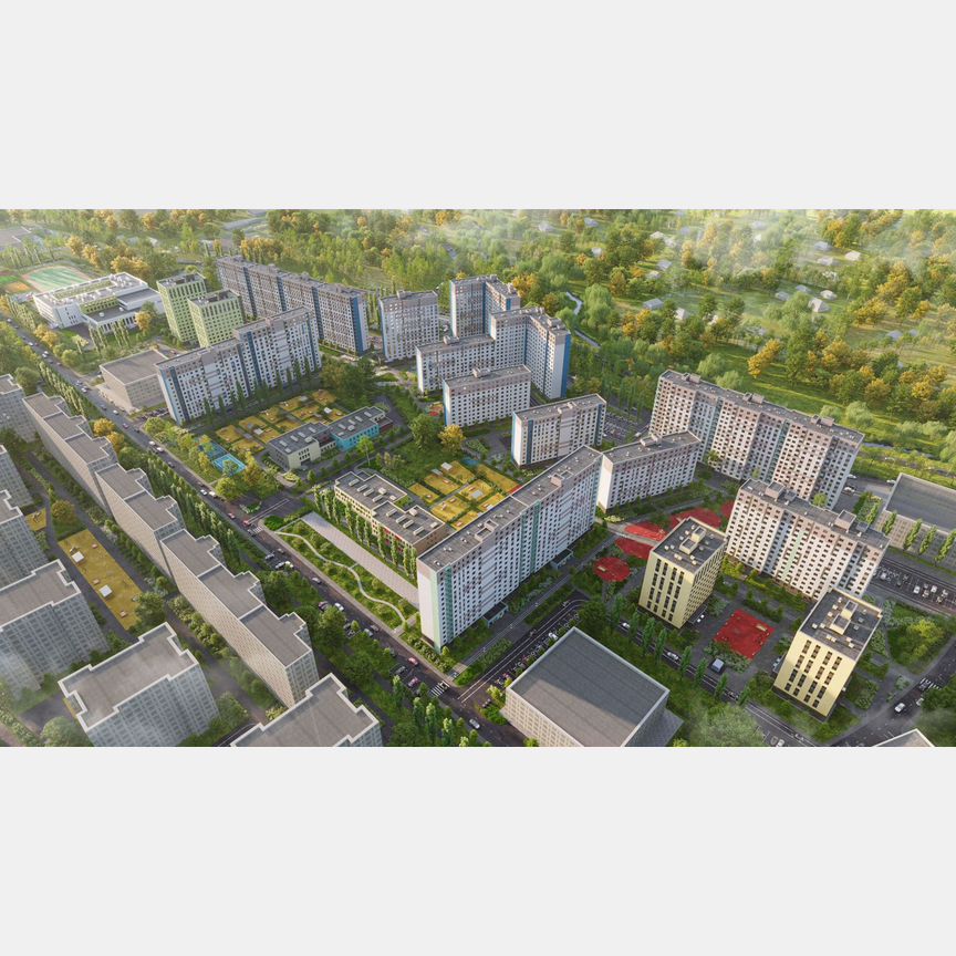 2-к. квартира, 51,6 м², 14/16 эт.