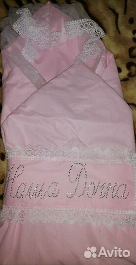 Конверт-одеяло на выписку для девочки осень зима