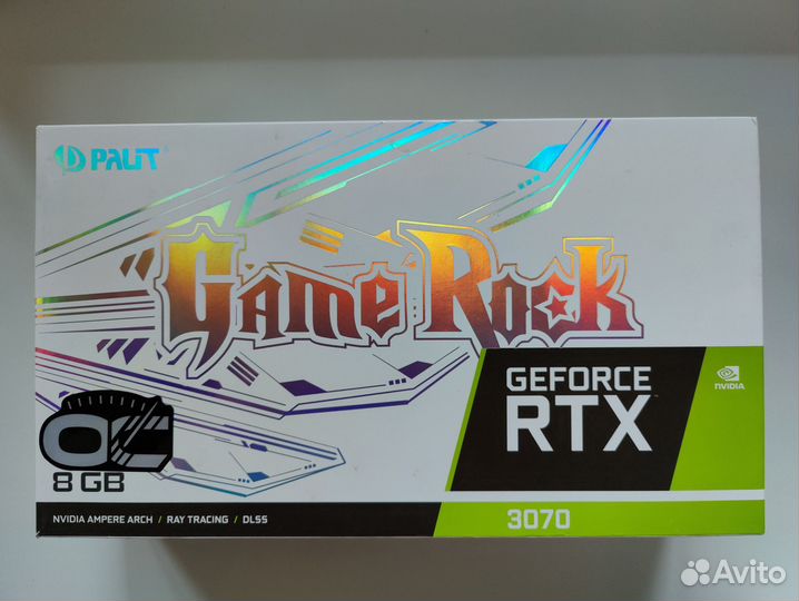 Видеокарта Palit GeForce RTX 3070 GameRock OC