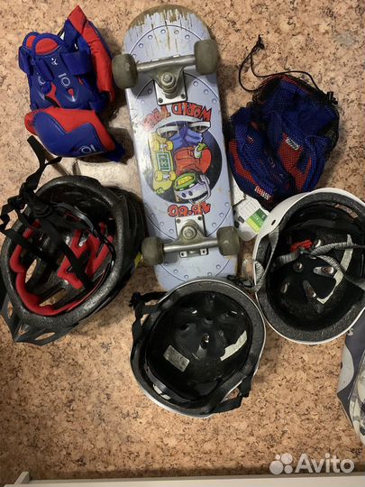 Набор для скейта, роликов вело, детский
