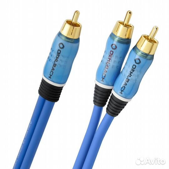 Oehlbach 22712 Performance Y-RCA Sub Blue 15.0m