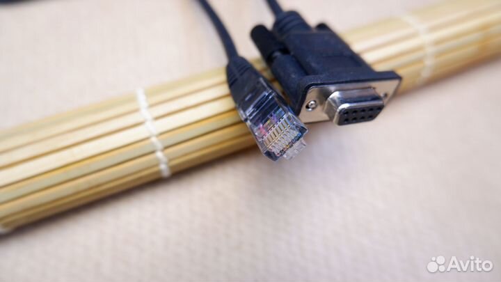 Консольный кабель RJ45 - DB9 RS-232