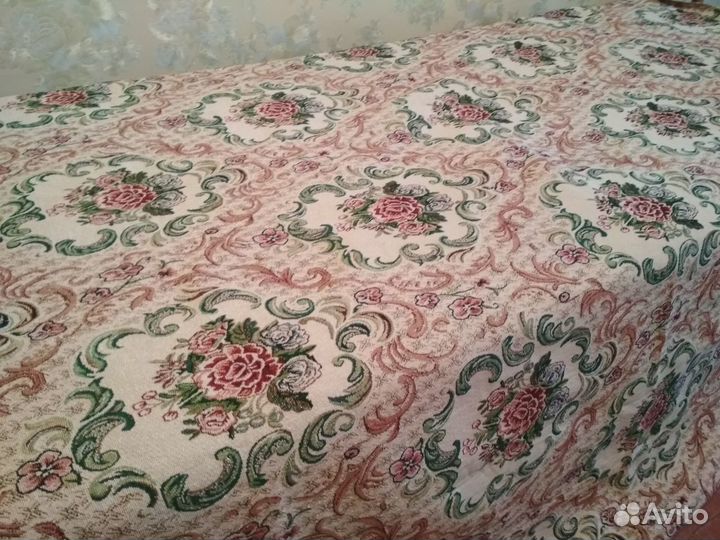 Одеяло хлопковое летнее + плед + скатерть льняная