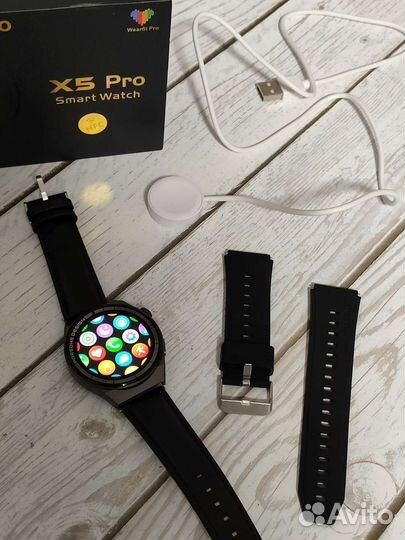 Смарт часы круглые smart watch