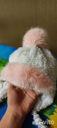 Шапка зимняя для девочки 48 размер