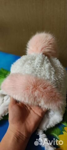 Шапка зимняя для девочки 48 размер