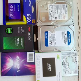 SSD 120 / 240/360 / 512 / 1тб 2 тб /новые