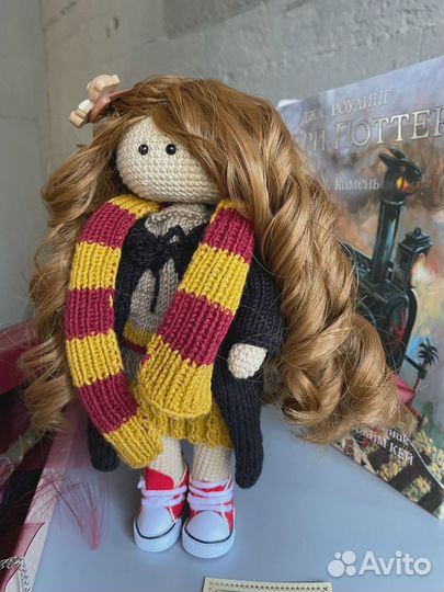 Кукла Гермиона. Вязаные игрушки