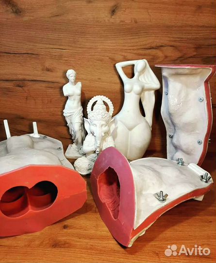 Формы на заказ силикон, стеклопластик