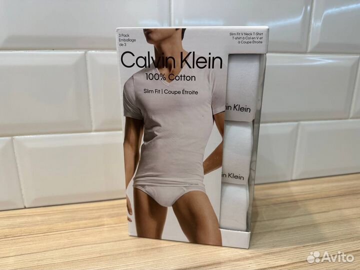 Майки базовые мужские Calvin Klein
