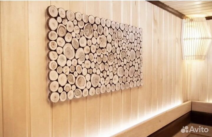 Панно из можжевельника