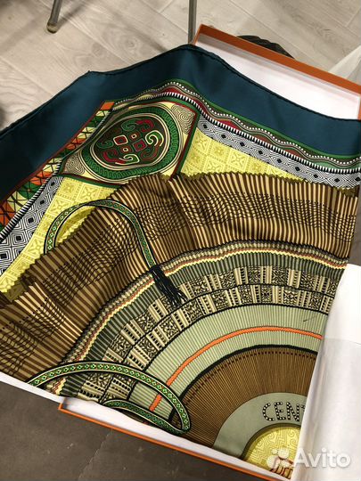 Шелковый платок hermes новый