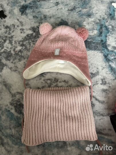 Комплект шапка, шарф