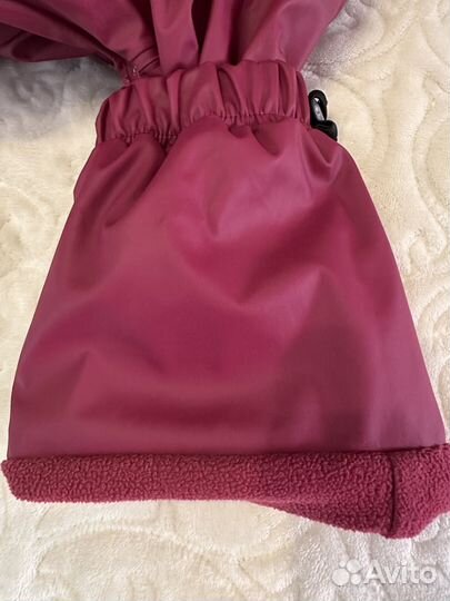 Непромокаемый полукомбинезон 98 на флисе