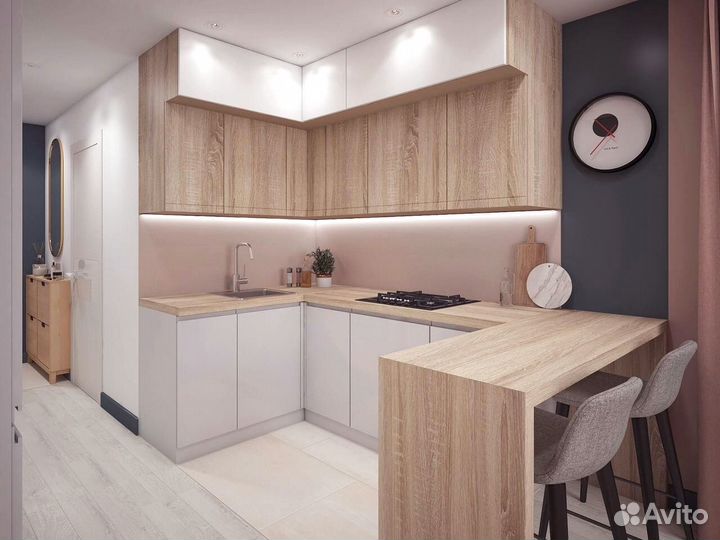 Кухня на заказ прямая