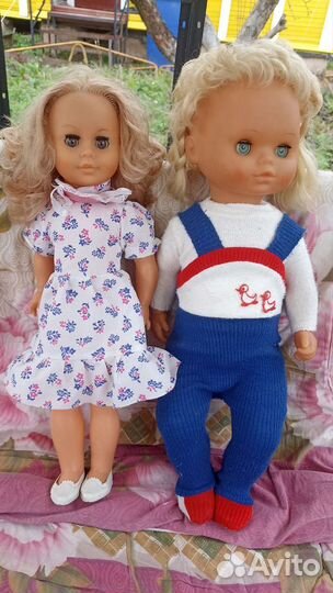 Кукла пупс большой СССР