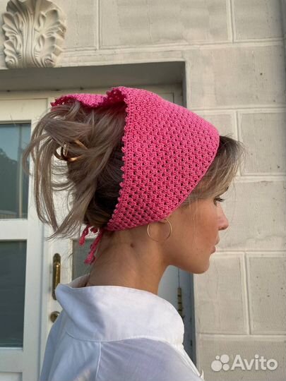 Вязаная косынка