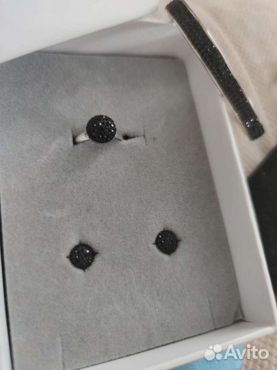 Серьги, кольцо, браслет