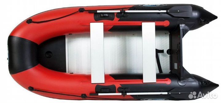 Лодка пвх Gladiator B330AL красно-черный