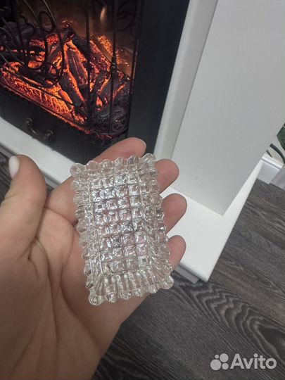 Солонка хрустальная СССР