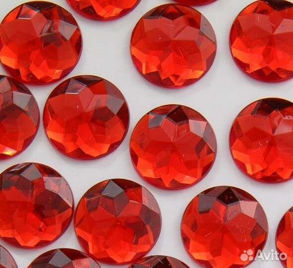 Стразовые серединки 14 мм