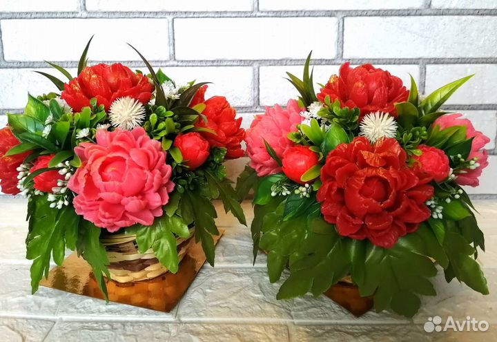 Букет для учителя из мыла ручной работы