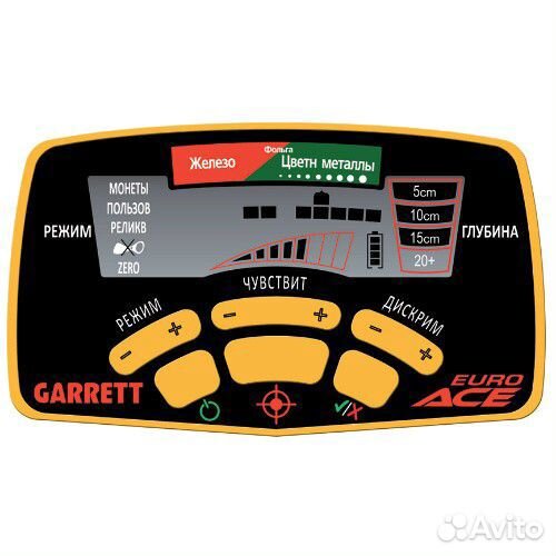 Металлоискатель Garrett Ace 350 Euro Rus новый
