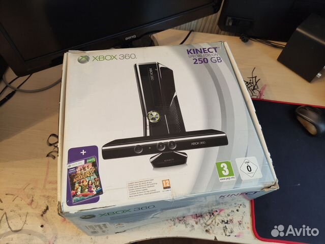 Xbox 360 250gb + 2 геймпада + Кинект купить в Москве | Электроника | Авито