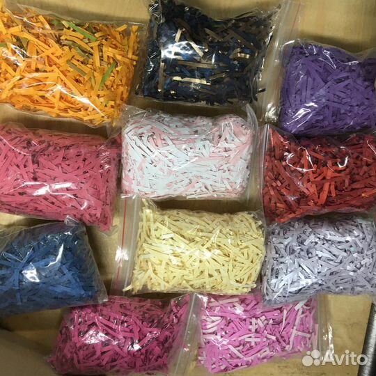 Бумажный наполнитель для подарочных коробок