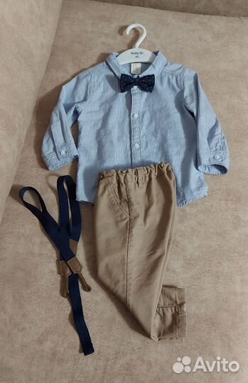 Костюм рубашка и брюки 80 размер