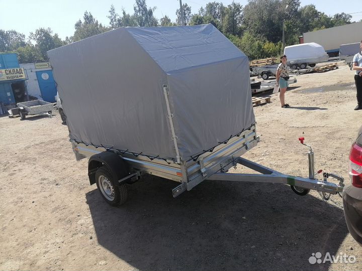 Прицеп 04.022 легковой от мзса. Установка фаркопа