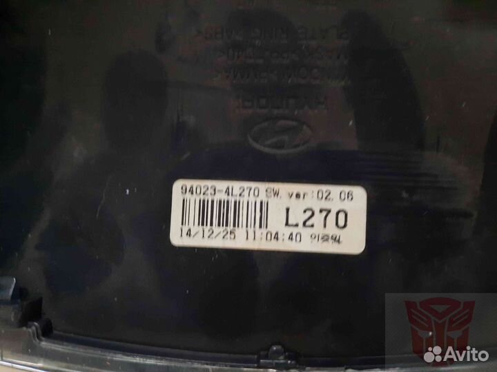 Панель приборов Hyundai Solaris 2015 G4FC