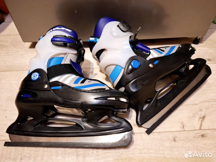Коньки детские раздвижные 30-33р