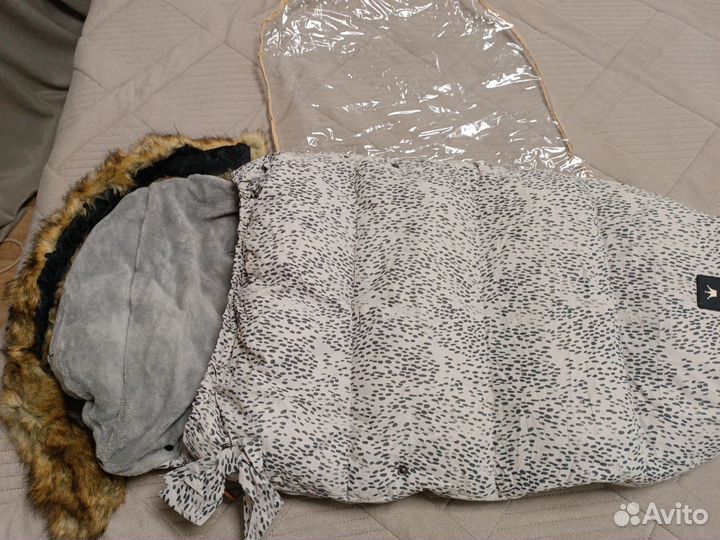 Зимний конверт в коляску