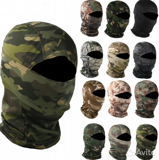 Балаклава тактическая маска подшлемник лето